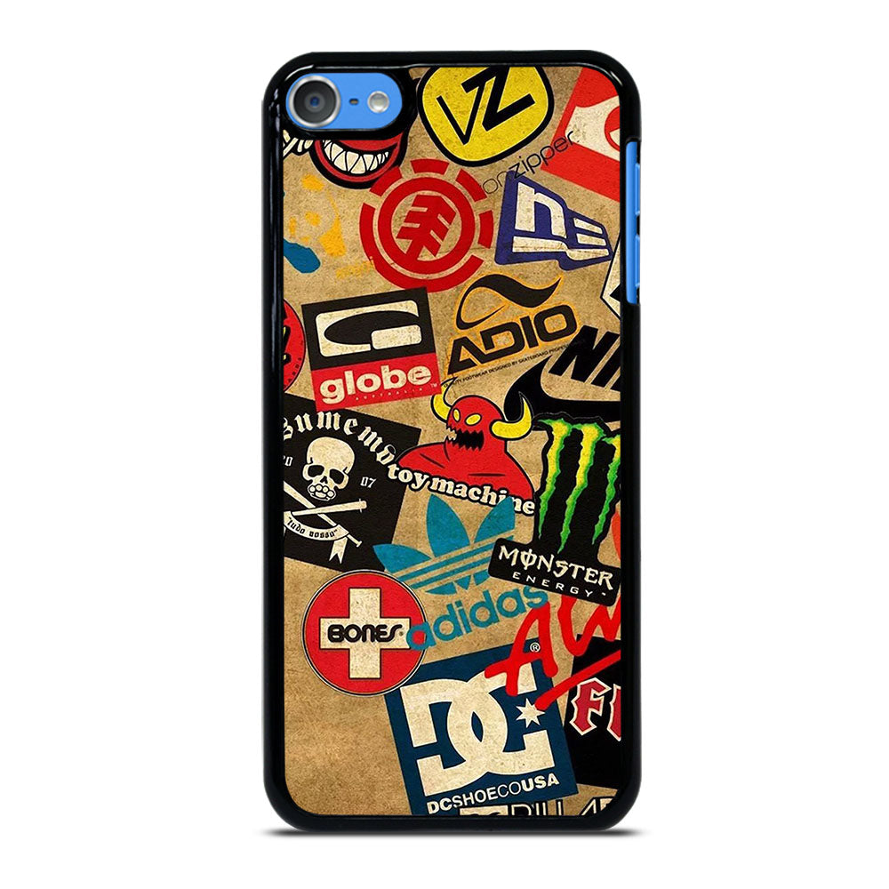 TOY MACHINE SKATEBOARD COLLAGE iPod Touch 7 Case Cover
