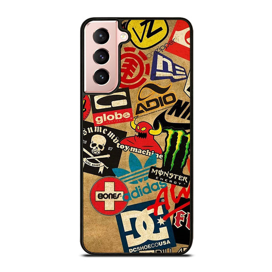 TOY MACHINE SKATEBOARD COLLAGE Samsung Galaxy S21 Case Cover