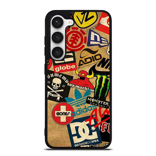TOY MACHINE SKATEBOARD COLLAGE Samsung Galaxy S23 Case Cover