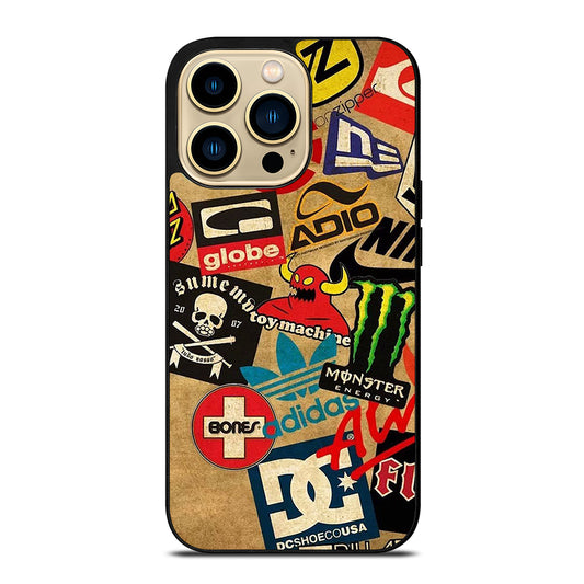 TOY MACHINE SKATEBOARD COLLAGE iPhone 14 Pro Max Case Cover
