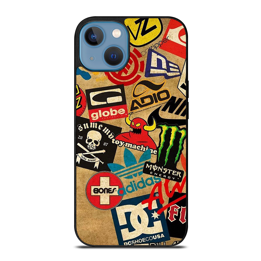 TOY MACHINE SKATEBOARD COLLAGE iPhone 13 Case Cover