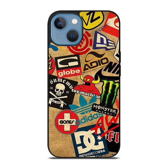 TOY MACHINE SKATEBOARD COLLAGE iPhone 13 Case Cover
