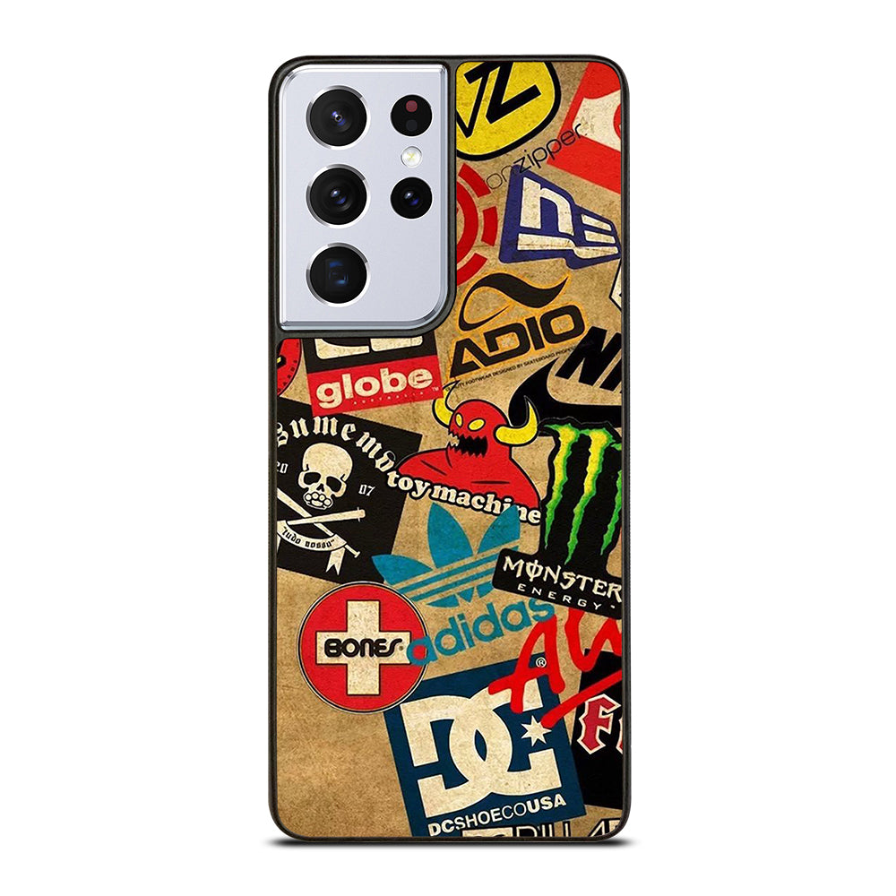 TOY MACHINE SKATEBOARD COLLAGE Samsung Galaxy S21 Ultra Case Cover