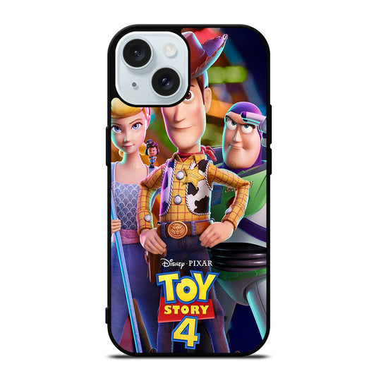TOY STORY 4 WOODY BUZZ AND BO PEEP iPhone 15 Case Cover