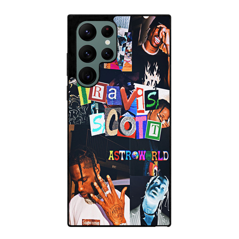 TRAVIS SCOTT RAPPER COLLAGE Samsung Galaxy S22 Ultra Case Cover