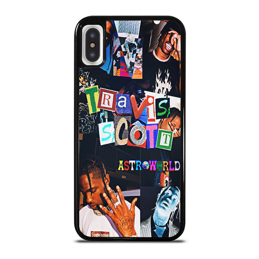 TRAVIS SCOTT RAPPER COLLAGE iPhone X / XS Case Cover