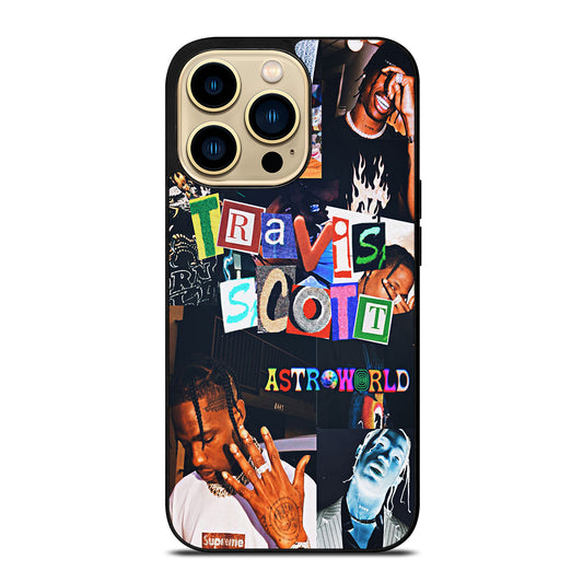 TRAVIS SCOTT RAPPER COLLAGE iPhone 14 Pro Max Case Cover