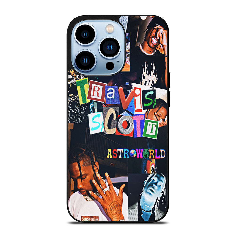 TRAVIS SCOTT RAPPER COLLAGE iPhone 13 Pro Max Case Cover