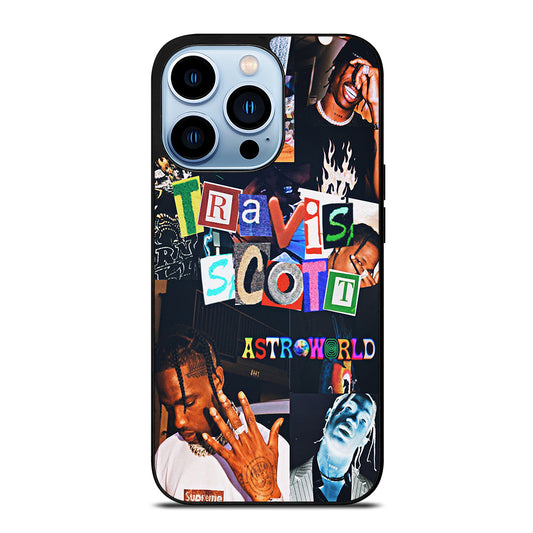 TRAVIS SCOTT RAPPER COLLAGE iPhone 13 Pro Max Case Cover