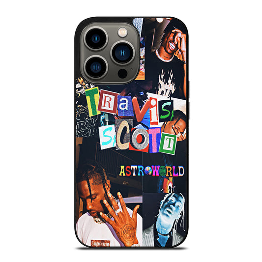 TRAVIS SCOTT RAPPER COLLAGE iPhone 13 Pro Case Cover