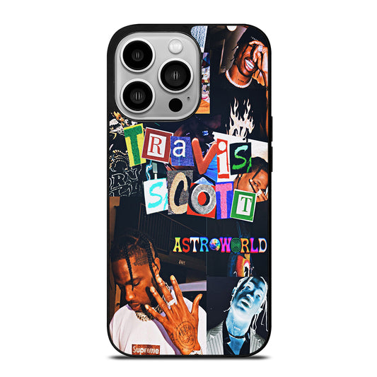 TRAVIS SCOTT RAPPER COLLAGE iPhone 14 Pro Case Cover