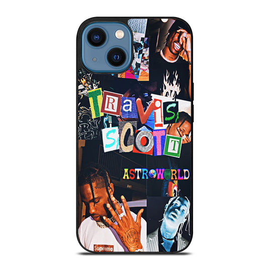 TRAVIS SCOTT RAPPER COLLAGE iPhone 14 Case Cover