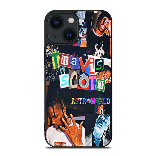 TRAVIS SCOTT RAPPER COLLAGE iPhone 14 Plus Case Cover