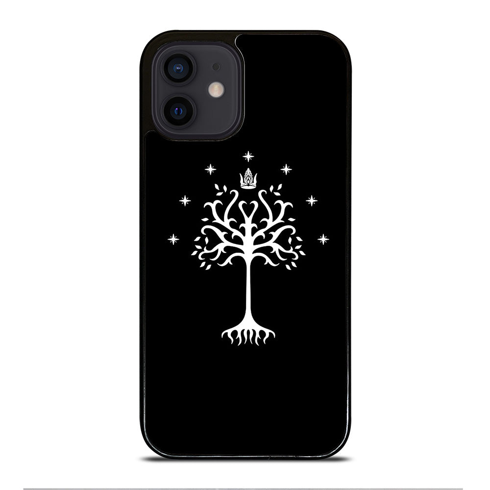 TREE OF GONDOR BLACK AND WHITE iPhone 12 Mini Case Cover