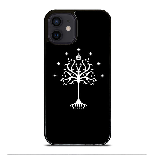 TREE OF GONDOR BLACK AND WHITE iPhone 12 Mini Case Cover