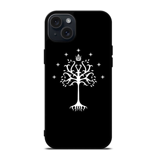 TREE OF GONDOR BLACK AND WHITE iPhone 15 Plus Case Cover