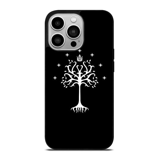 TREE OF GONDOR BLACK AND WHITE iPhone 14 Pro Case Cover