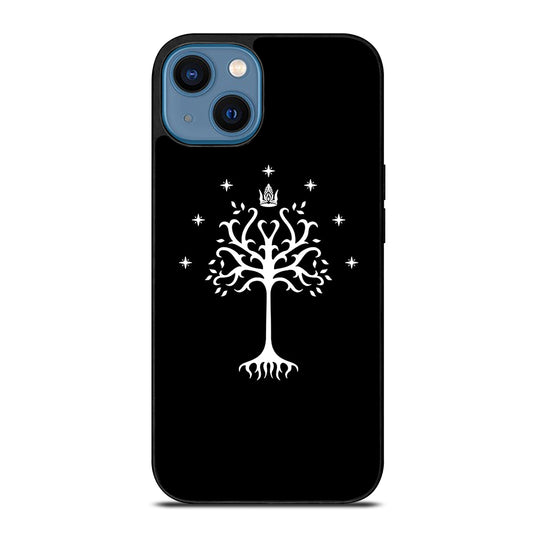 TREE OF GONDOR BLACK AND WHITE iPhone 14 Case Cover