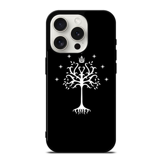 TREE OF GONDOR BLACK AND WHITE iPhone 15 Pro Case Cover