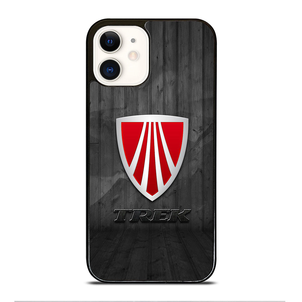 TREK BIKE LOGO WOODEN iPhone 12 Case Cover