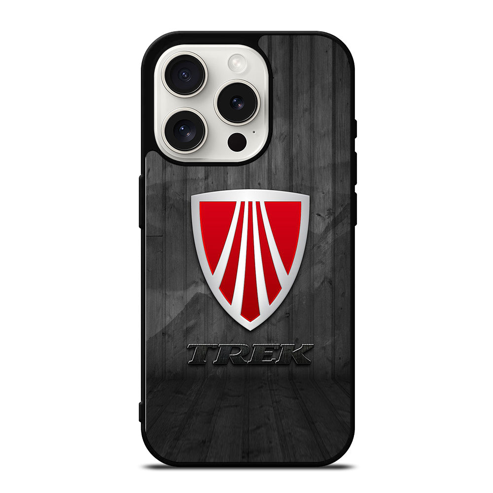 TREK BIKE LOGO WOODEN iPhone 15 Pro Case Cover