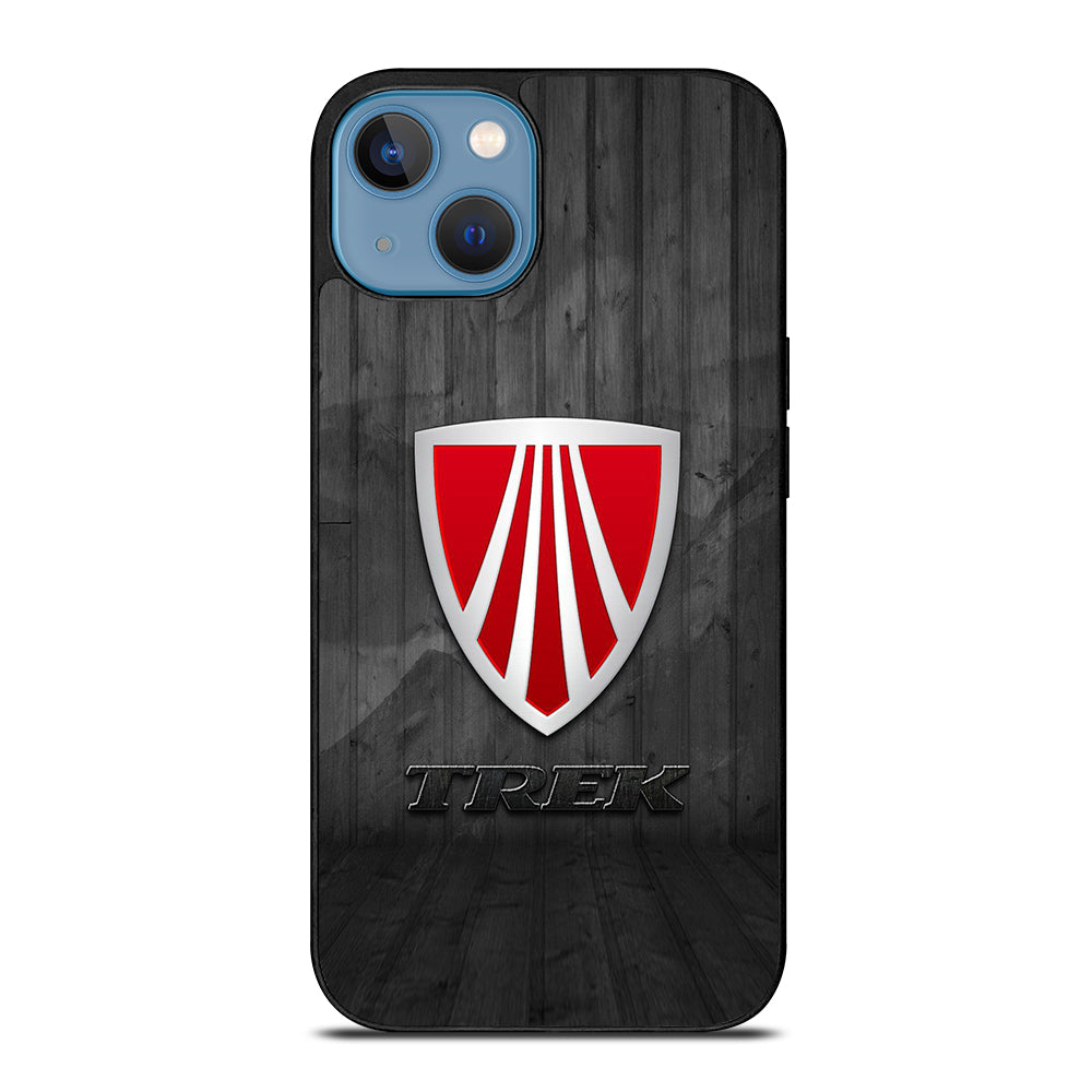 TREK BIKE LOGO WOODEN iPhone 13 Case Cover