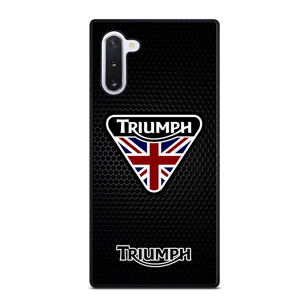 TRIUMPH MOTORCYCLE METAL LOGO Samsung Galaxy Note 10 Case Cover