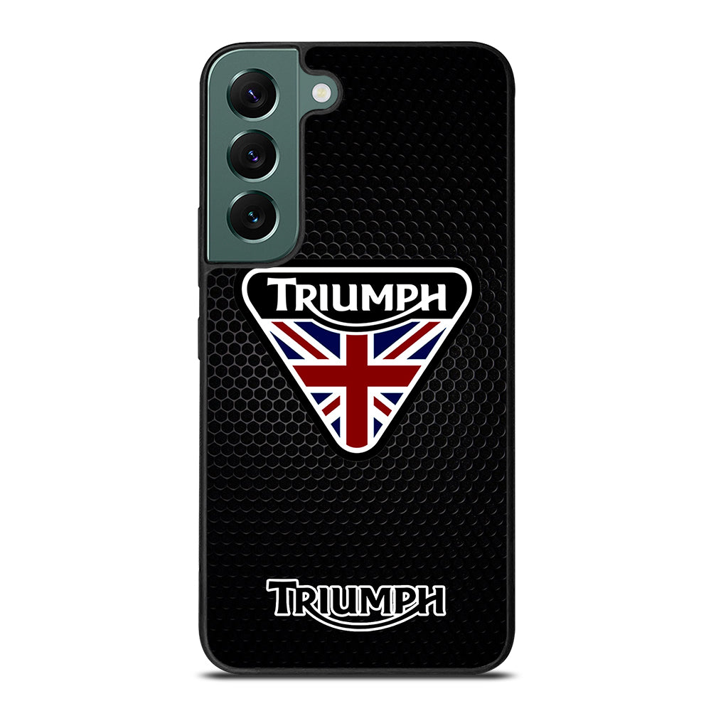 TRIUMPH MOTORCYCLE METAL LOGO Samsung Galaxy S22 Case Cover