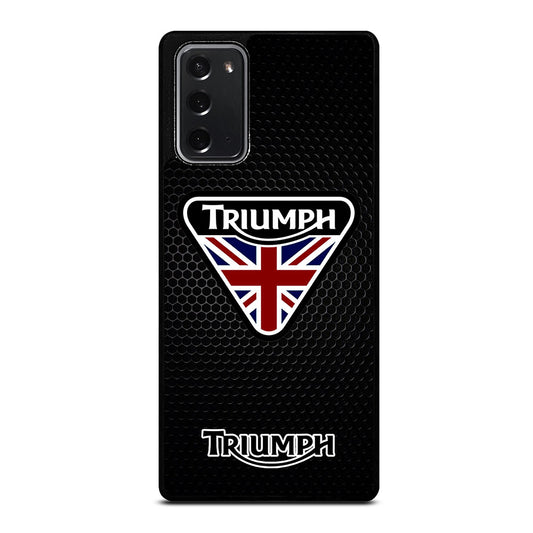 TRIUMPH MOTORCYCLE METAL LOGO Samsung Galaxy Note 20 Case Cover