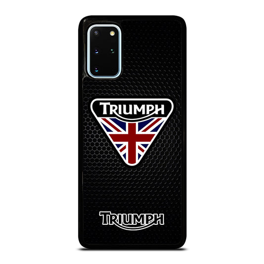 TRIUMPH MOTORCYCLE METAL LOGO Samsung Galaxy S20 Plus Case Cover