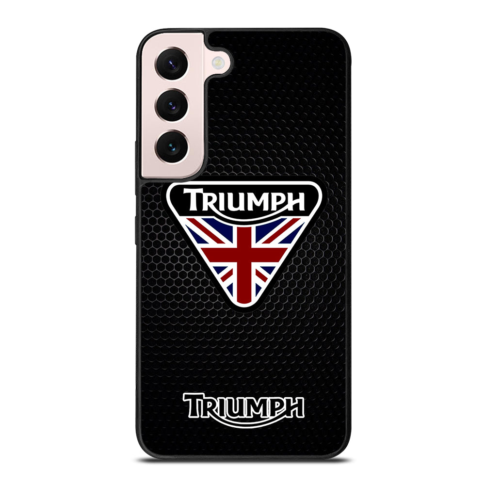 TRIUMPH MOTORCYCLE METAL LOGO Samsung Galaxy S22 Plus Case Cover