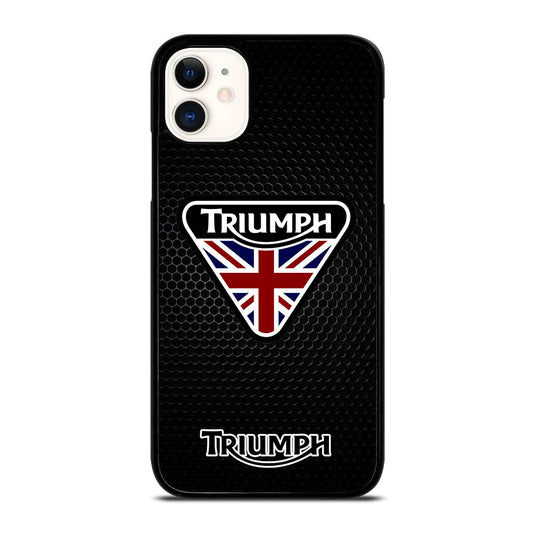 TRIUMPH MOTORCYCLE METAL LOGO iPhone 11 Case Cover