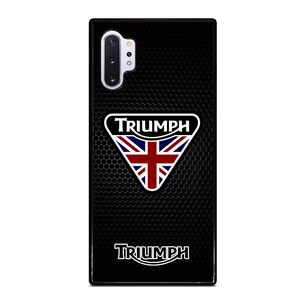 TRIUMPH MOTORCYCLE METAL LOGO Samsung Galaxy Note 10 Plus Case Cover
