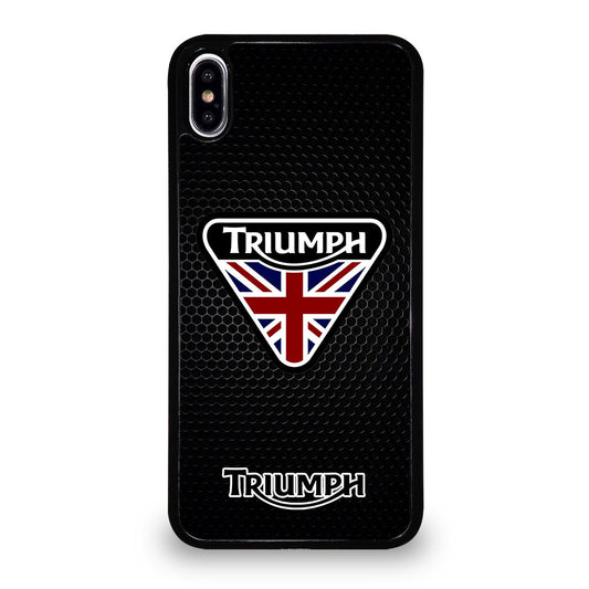 TRIUMPH MOTORCYCLE METAL LOGO iPhone XS Max Case Cover