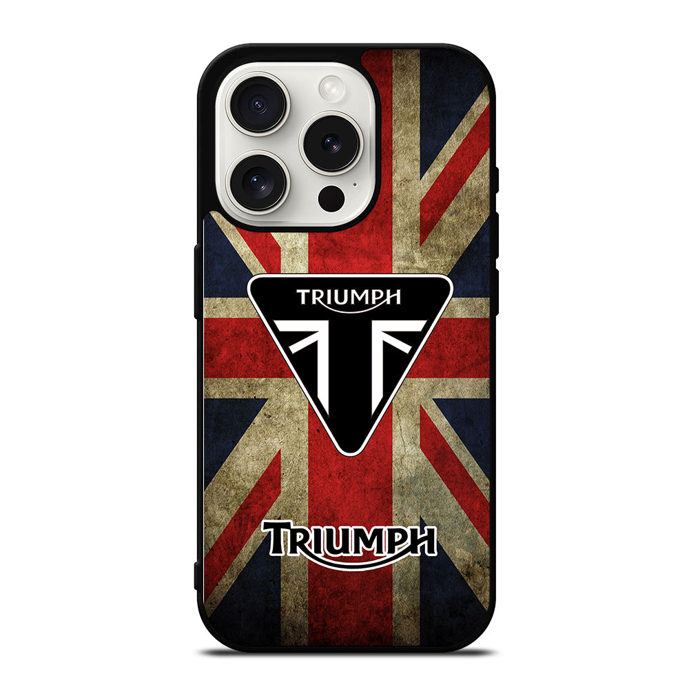 TRIUMPH MOTORCYCLE LOGO NEW iPhone 15 Pro Case Cover