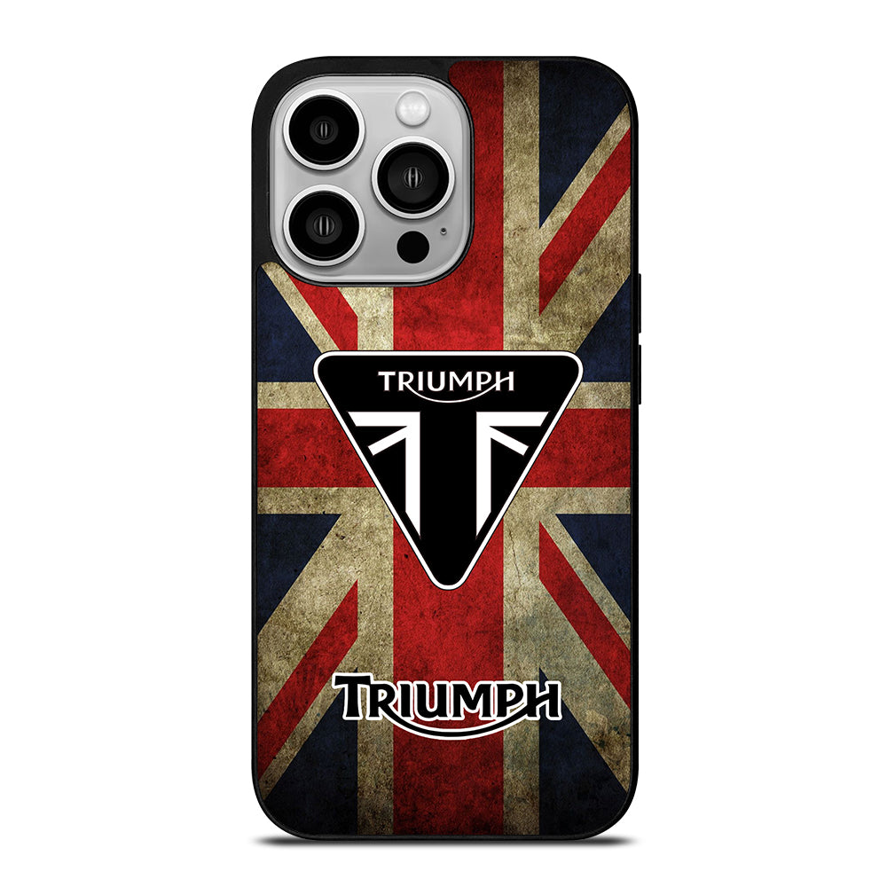 TRIUMPH MOTORCYCLE LOGO NEW iPhone 14 Pro Case Cover