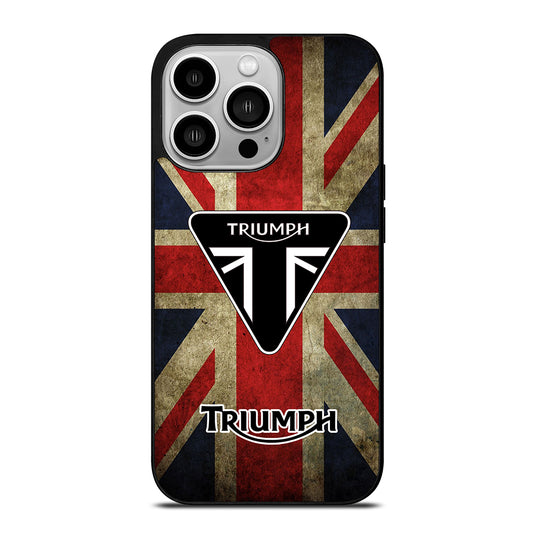 TRIUMPH MOTORCYCLE LOGO NEW iPhone 14 Pro Case Cover
