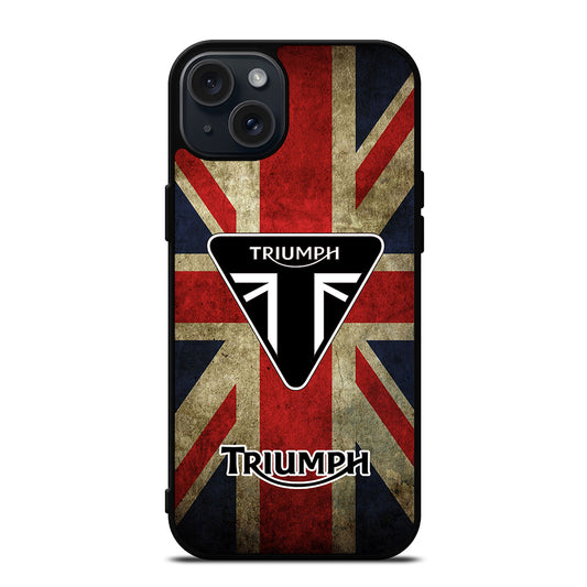 TRIUMPH MOTORCYCLE LOGO NEW iPhone 15 Plus Case Cover