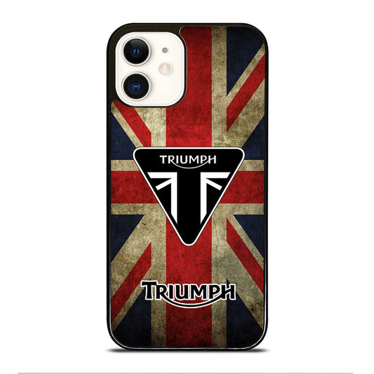TRIUMPH MOTORCYCLE LOGO NEW iPhone 12 Case Cover