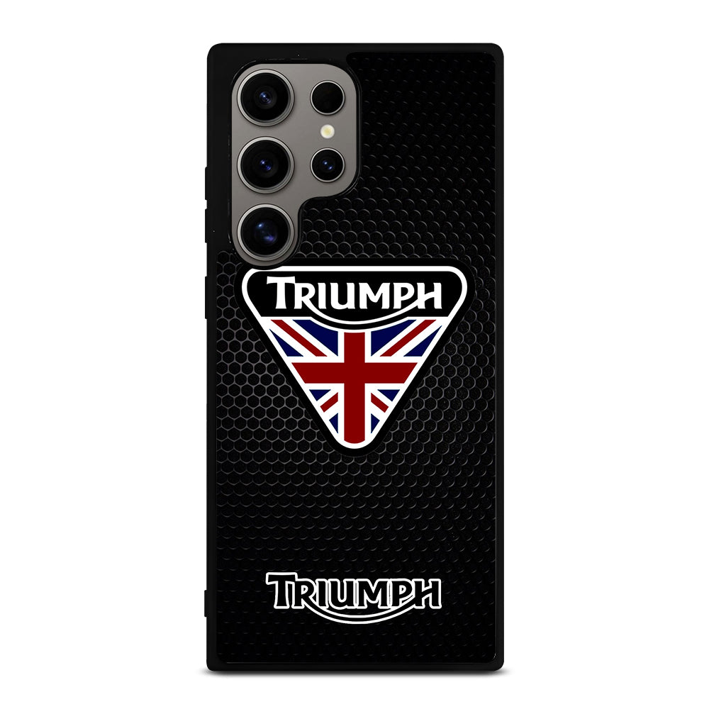 TRIUMPH MOTORCYCLE METAL LOGO Samsung Galaxy S24 Ultra Case Cover