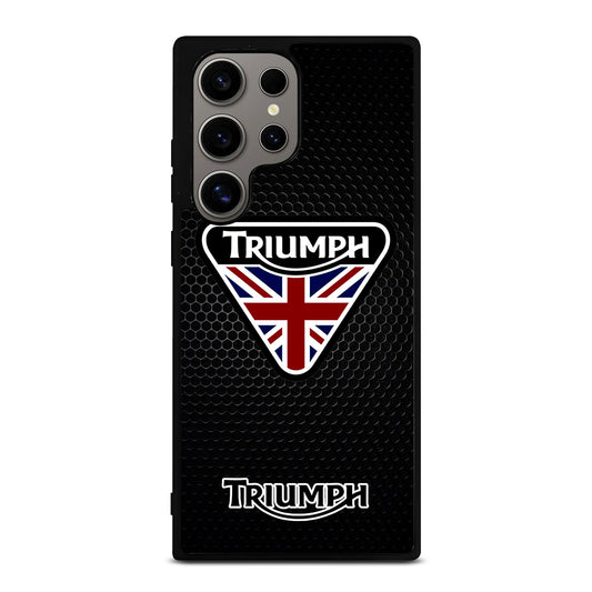 TRIUMPH MOTORCYCLE METAL LOGO Samsung Galaxy S24 Ultra Case Cover