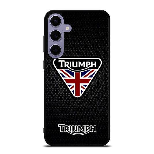 TRIUMPH MOTORCYCLE METAL LOGO Samsung Galaxy S24 Plus Case Cover
