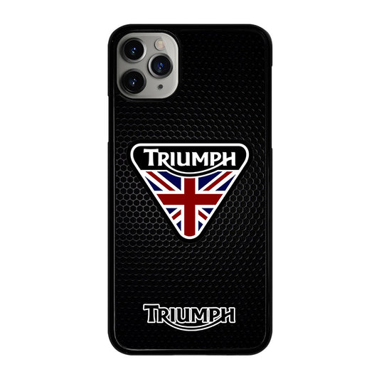 TRIUMPH MOTORCYCLE METAL LOGO iPhone 11 Pro Max Case Cover