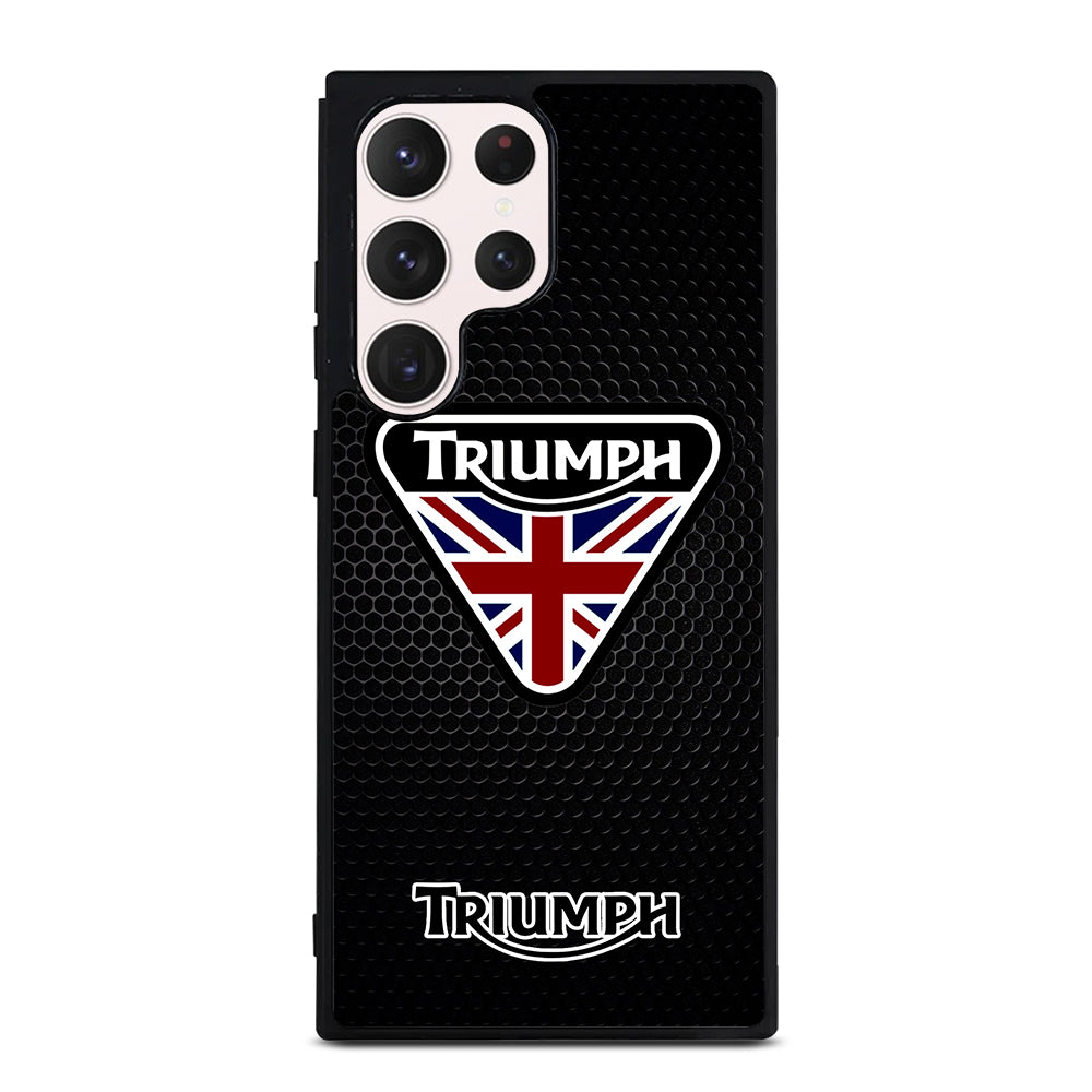 TRIUMPH MOTORCYCLE METAL LOGO Samsung Galaxy S23 Ultra Case Cover