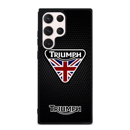 TRIUMPH MOTORCYCLE METAL LOGO Samsung Galaxy S23 Ultra Case Cover