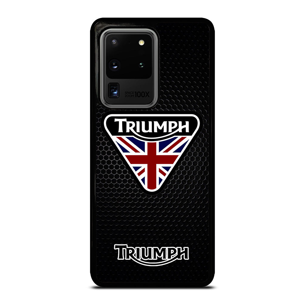 TRIUMPH MOTORCYCLE METAL LOGO Samsung Galaxy S20 Ultra Case Cover