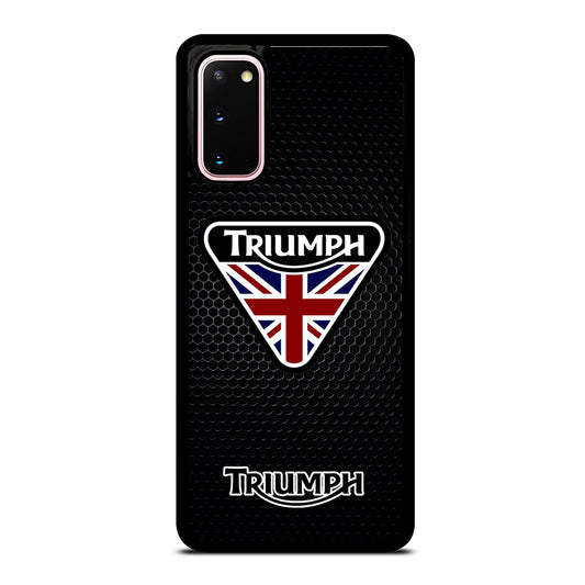 TRIUMPH MOTORCYCLE METAL LOGO Samsung Galaxy S20 Case Cover