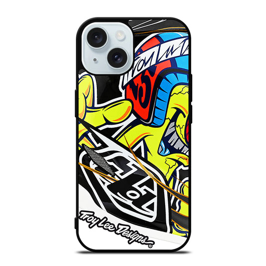 TROY LEE DESIGN LOGO 4 iPhone 15 Case Cover