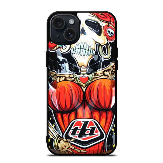 TROY LEE DESIGN SKULL iPhone 15 Plus Case Cover