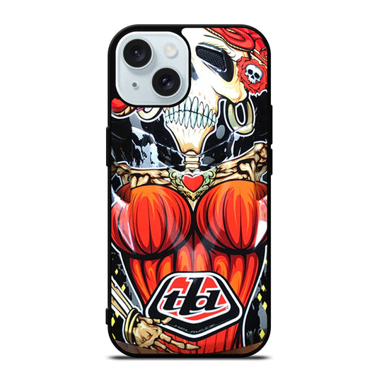 TROY LEE DESIGN SKULL iPhone 15 Case Cover